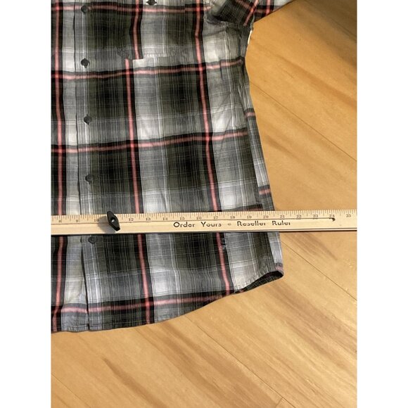 Urban Pipeline Awesomely Soft Ultimate Shirt M Plaid Long Sleeve Cotton - Picture 8 of 12